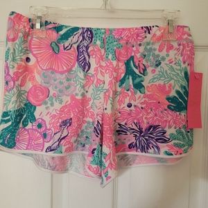 Lilly Pulitzer PJ Shorts Size S NWT Pink/Purple